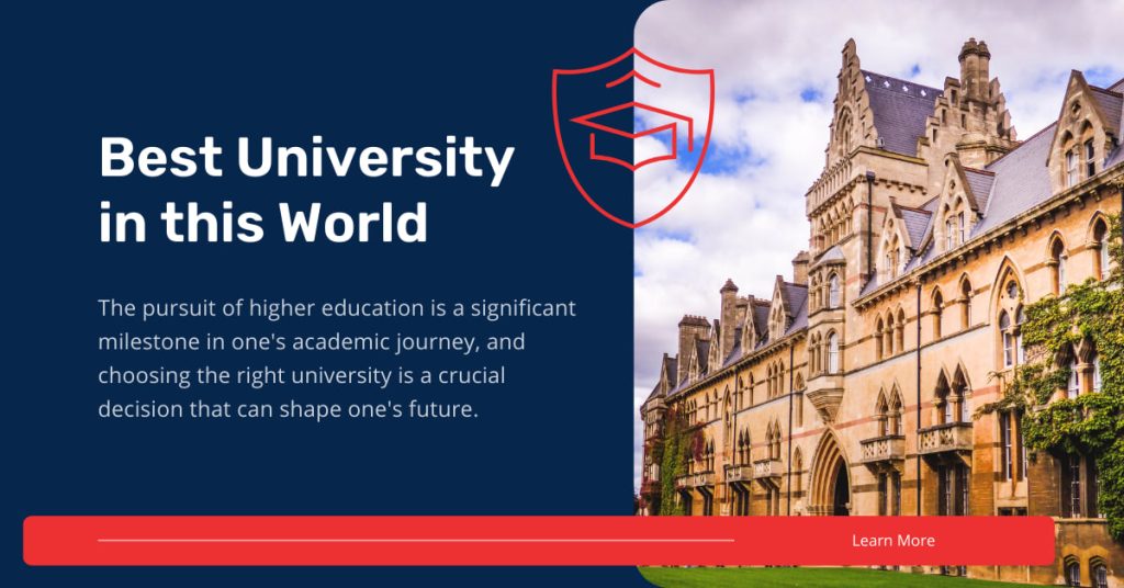 What is the Best University in the World?